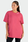 Front View of GTS TLF Swole Tee Deep Mauve