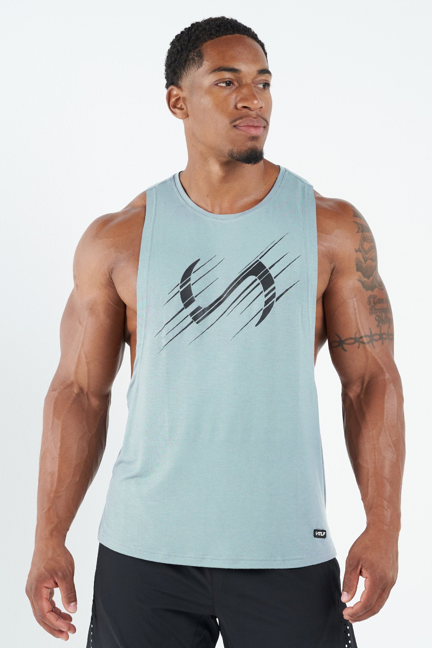 TLF Lift Drop Arm Bamboo Tank Top - Men’s Tank Top Dropped Arm Hole - Lakeshore 1