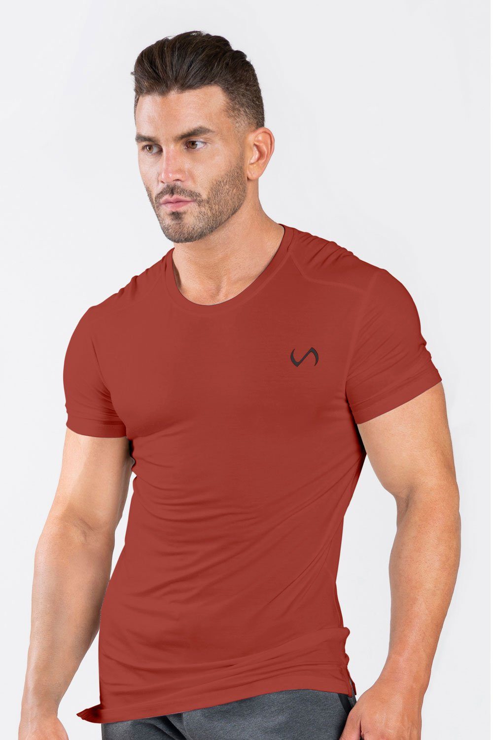 TLF Root Performance Bamboo Crew Neck Crimson 1