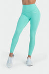 Tempo Glo High Waisted Workout Leggings - No Camel Toe Leggings - Mint - 1