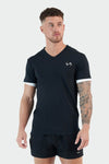 TLF Vital Cotton Luxe V-Neck Tee Black 1